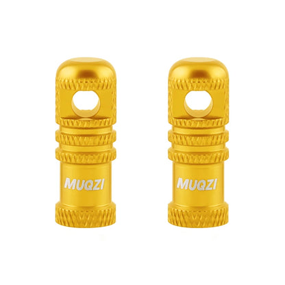 MUQZI 2/4PCS Presta Valve Caps with Core Remover — MTB Tubeless Tire Valve Stem Accessories