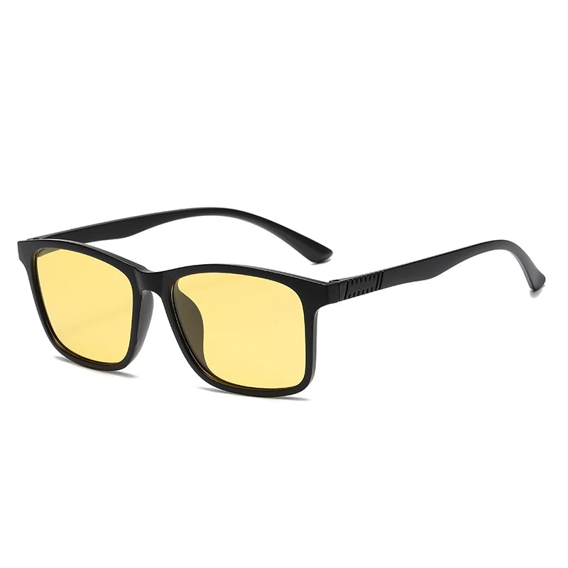 2024 New Men’s Business Polarized Square Frame Sunglasses – Fashion Outdoor Fishing & Driving Eyewear