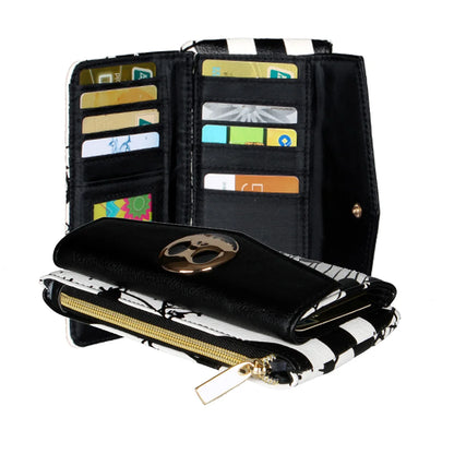 Printed Relief Wallet – Personalized Large Capacity Card Holder, Ideal Christmas Gift