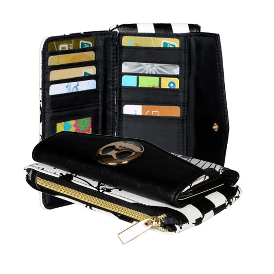 Printed Relief Wallet – Personalized Large Capacity Card Holder, Ideal Christmas Gift