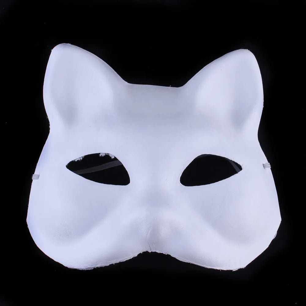 Colorful Fox Cosplay Mask – Decorative Masquerade Mask for Halloween, Anime Events & Costume Parties