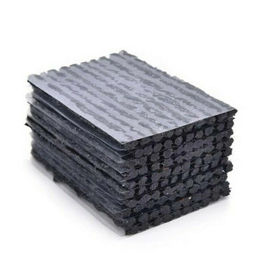 50Pcs 10cm Tubeless Tire Repair Rubber Strips - Emergency Puncture Plugs for Cars and Motorcycles, Seal Tape Repair Tool