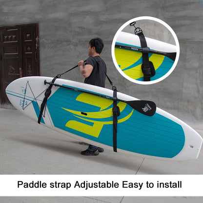 Adjustable Surfboard Shoulder Carry Sling – Paddle Board Strap & Deck Bag Carrier for SUP