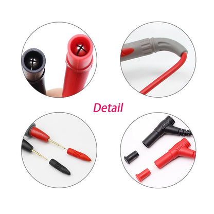 1000V 20A Universal Digital Multimeter Test Leads - 10A Probe Wires with Pen Tip for Multimeter Testing