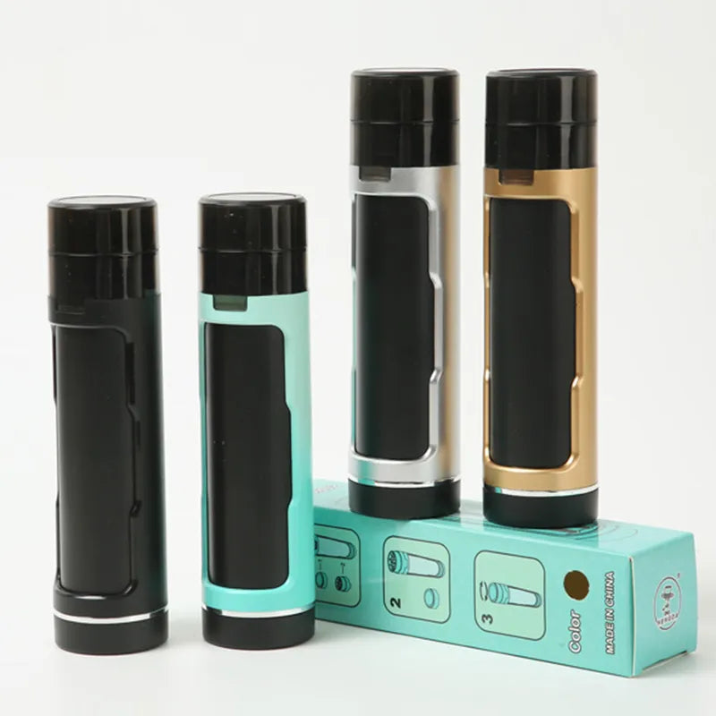 3-In-1 Portable Cigarettes Case with Filling Horn Tube Function - High-Quality Manual Tobacco Grinder and Smoking Accessories