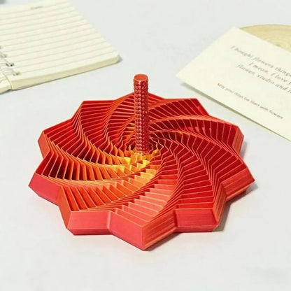 3D Printed Fidget Star - Visual Illusion Spiral Sensory Stress Relief Toy