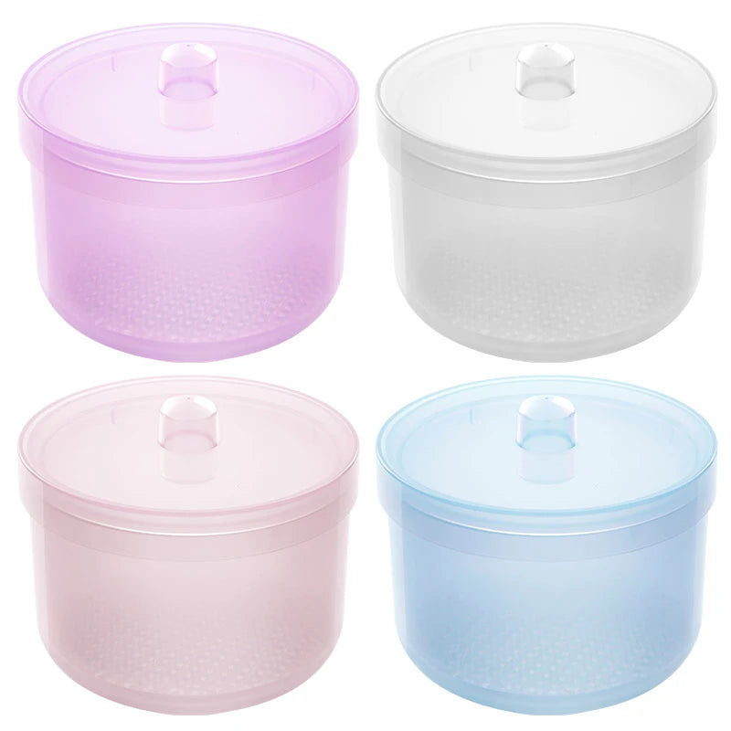 Nail Drill Bit Cleaning Box - Double-Layer Filtration Disinfection & Manicure Storage Case