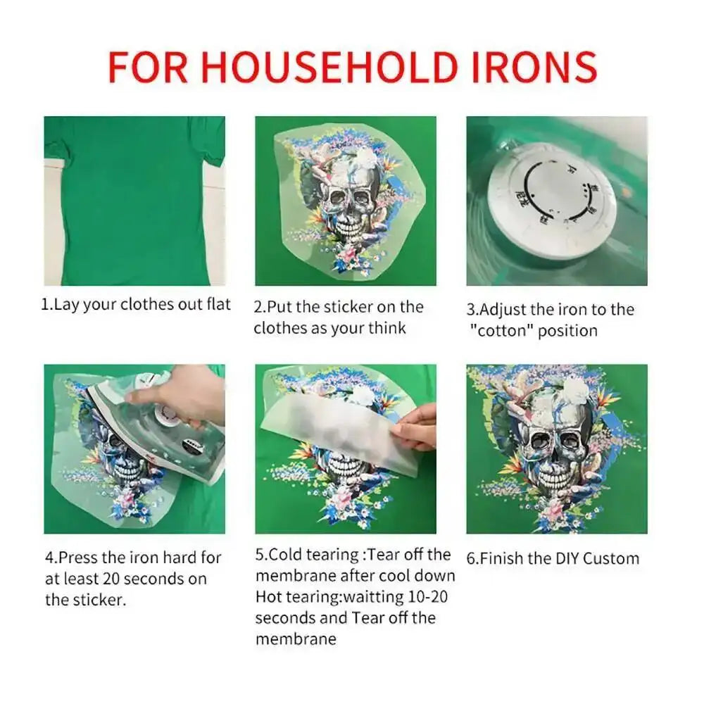 15cm Kids Steampunk Lion Iron-On Patch – Animal Heat Transfer Sticker for DIY Clothing, Apparel & Fabric Decoration Print