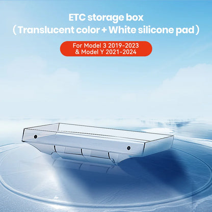 YZ Tesla Model 3/Y Highland Juniper Magnetic Under Screen Storage Box - Hidden Tray Organizer