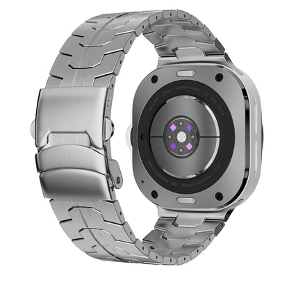 Stainless Steel Strap for Samsung Galaxy Watch Ultra 2025 – Metal Correa Band 47mm No-Gap Bracelet for Men