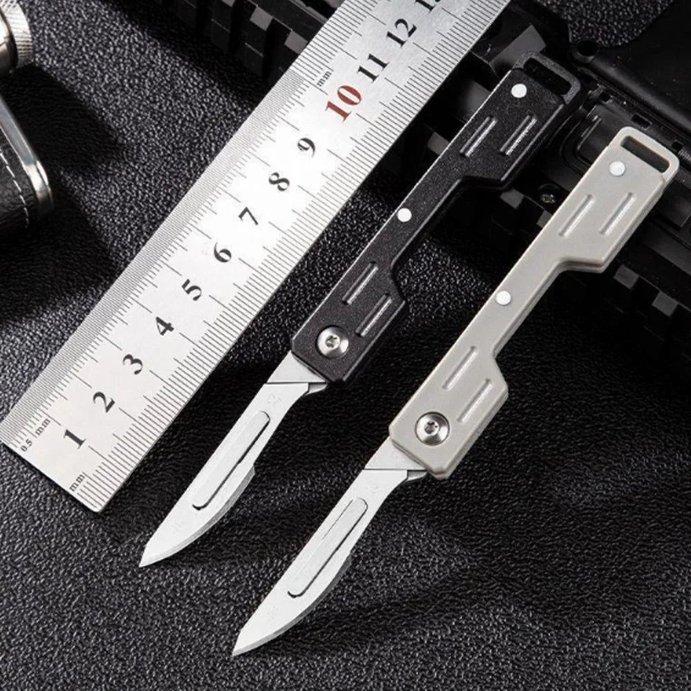Mini Folding Scalpel Knife – Precision EDC Pocket Knife for Medical, Outdoor, and Unpacking Tasks