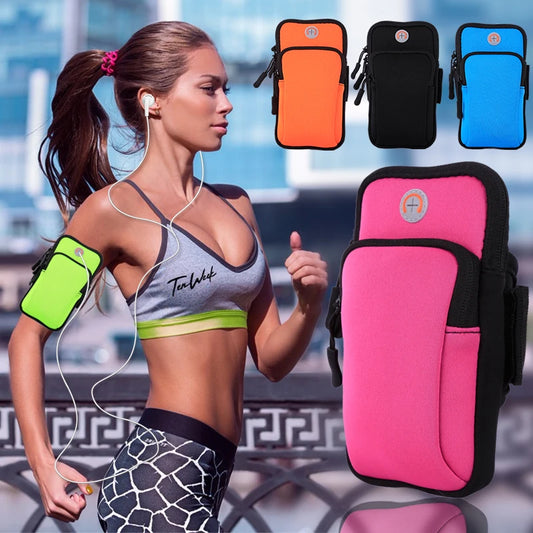 Waterproof Sports Arm Bag: Running Mobile Phone Pouch for Men & Women - Jogging Outdoor Fitness Accessory