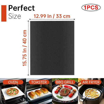 Multifunctional Grill Mat - Reusable High-Temperature Resistant Baking & Microwave Oven Liner for Easy Cooking