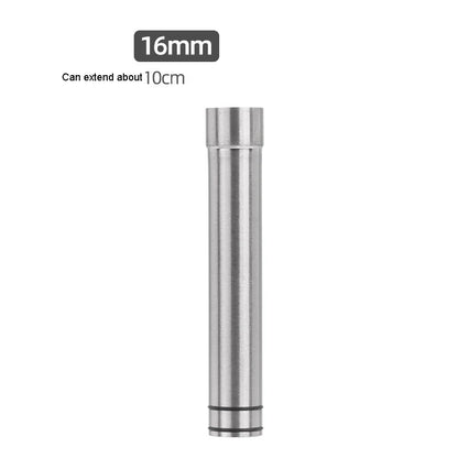 AQUAPRO Mini Stainless Steel Skimmer – Inlet & Outlet Pipes for Aquarium Fish Tanks, Filtro Accessories
