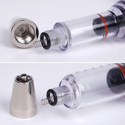 2ml/5ml Veterinary Animal Syringe - Continuous Injector with 10 Needles for Cats, Chickens, Sheep, Farm Use