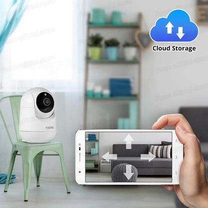 FUERS 4K 8MP WiFi Pet & Baby Security Camera – Wireless Tuya Smart Home Mini Surveillance IP Cam