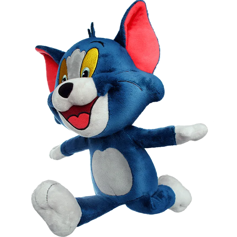 Tom and Jerry Plush Toy - Cartoon Movie Cat and Mouse Plushies - Stuffed Animals, Soap Action Figure, and Studio Doll Toys