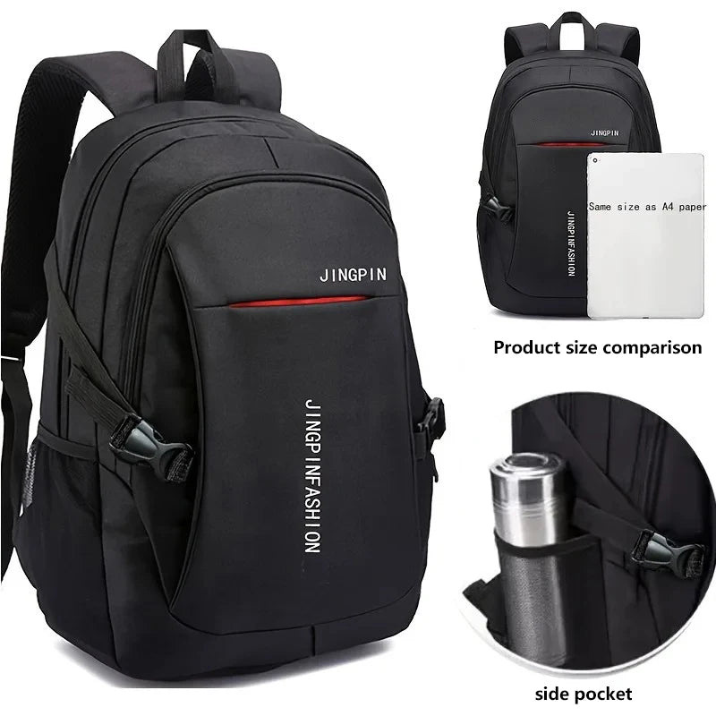 Men’s Waterproof Oxford Backpack – Business, School & Casual Travel Rucksack