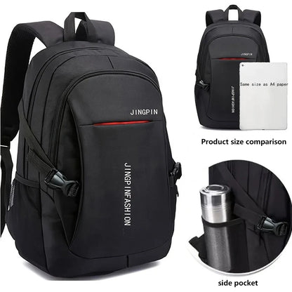 Men’s Waterproof Oxford Backpack – Business, School & Casual Travel Rucksack