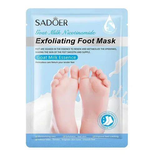 Aloe Vera Foot Mask & Peeling Socks – Exfoliating Scrub for Legs & Feet, Anti-Crack Heel Treatment, Pedicure Skin Removal Patch