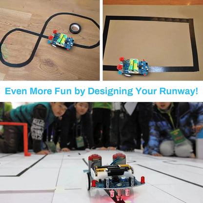 DIY Soldering Learning Kit - Smart Car Line Following Robot Electronics Project for Beginners