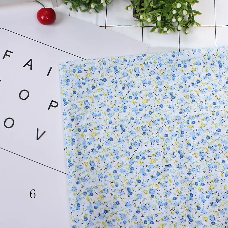 Printed Cotton Fabric Squares 25×25cm — Sewing, Quilting, Patchwork & DIY Handmade Craft Material
