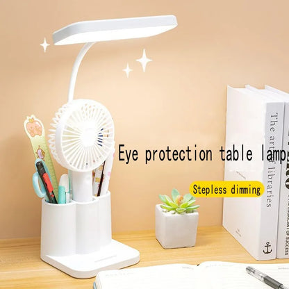 USB Learning Dormitory Bedroom Bedside Reading Night Light - LED Desk Lamp with Eye Protection for College Students, Nightlights