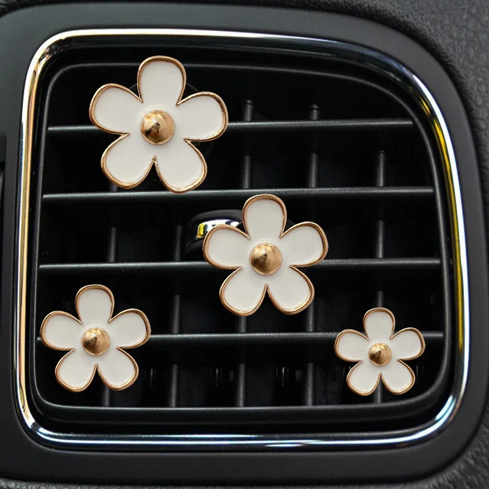 Car Air Vent Perfume Clip – Aromatherapy Freshener with Cute Flower Design