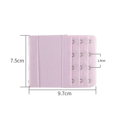4-Row 4-Hook Bra Extender Set – Adjustable Strap Buckle for Bra Extension, Sewing Tool & Intimates Accessories