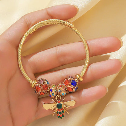 Fashionable Women's Stainless Steel Multi-Element Bracelet – Ideal for Daily Wear, Parties & Festival Gifts