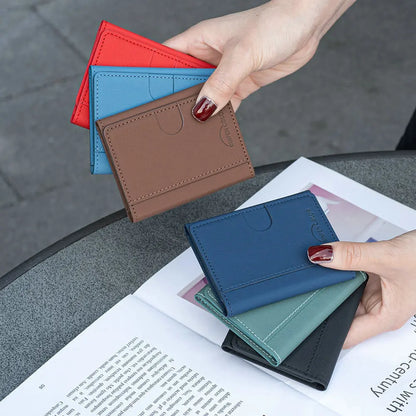 MagSafe Magnetic Leather Card Holder - Slim Phone Wallet Case with Flip Card Slot & Stand