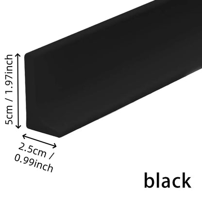 Shower Threshold Water Guard - Bathroom Glass Door Bottom Seal for Wet-Dry Separation and Waterproof Edge Protection