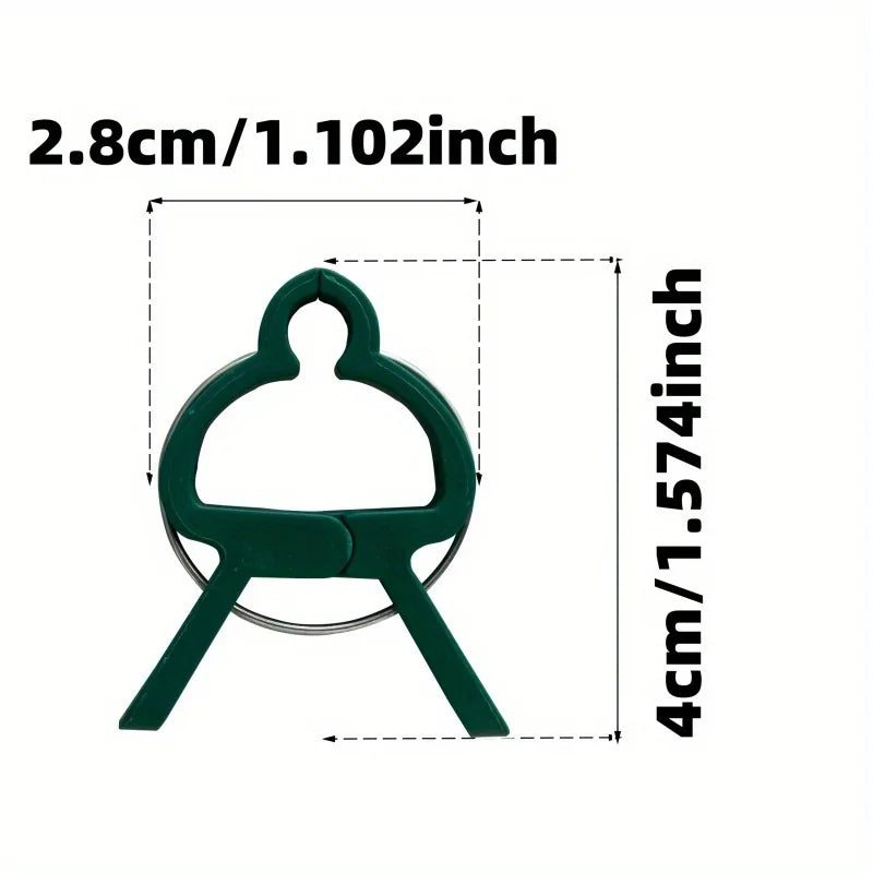 50/20/10pcs Adjustable Plant Clips – Reusable Plastic Garden Supports for Flowers, Vines, Vegetables & Tomatoes