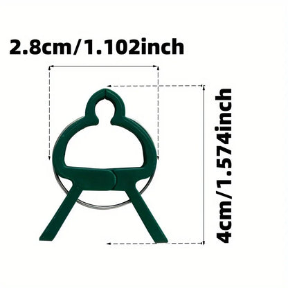 50/20/10pcs Adjustable Plant Clips – Reusable Plastic Garden Supports for Flowers, Vines, Vegetables & Tomatoes