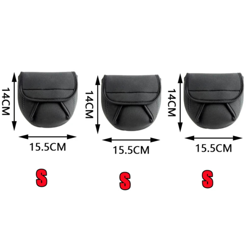 Portable Waterproof Fishing Reel Cover Bag – Spinning Wheel Protective Storage Case (1–3PCS Set) for Outdoor Fishing Gear