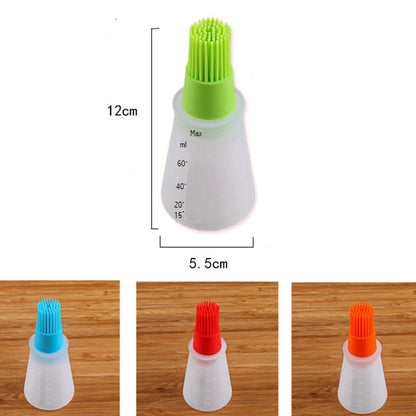 Silicone Oil Brush Set for Cooking and Baking - Versatile Kitchen Accessories, Non-Stick Basting Brushes for Cake, Bread, and Pastry, Essential BBQ and Cooking Utensils