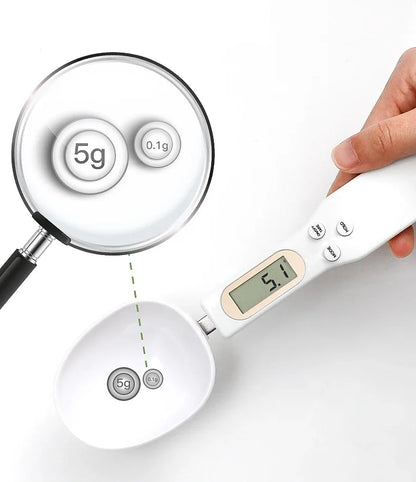 Electronic Kitchen Scale – 500g Digital LCD Measuring Tool, 0.1g Precision for Food, Flour, Milk & Coffee Scale