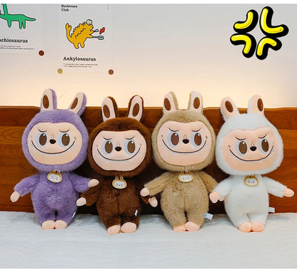 60cm Labubu Cute Rabbit Ragdoll Plush Toy – Soft Mink Fur Cartoon Pillow for Kids Christmas Gift