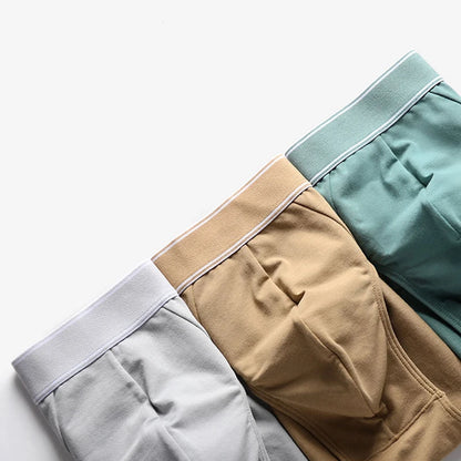 4-Pack Men's Cotton Briefs - Breathable Printed Underwear with Comfortable Fit & Stylish Design