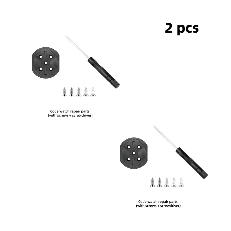 Ultralight Bicycle Computer Mount Base - Repair Kit for Garmin, Xoss, iGPS & Bryton Cycling Speedometers
