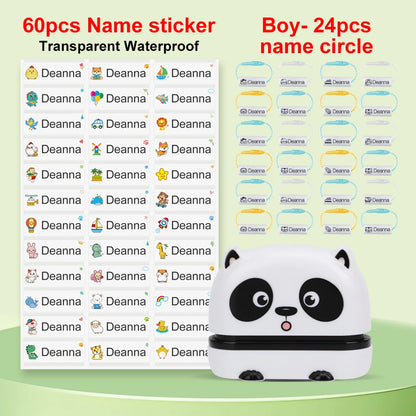 149pcs Personalized Name Stamp Set – Waterproof, Non-Fading Baby & Kindergarten Engraved Seals, Perfect Student Gift