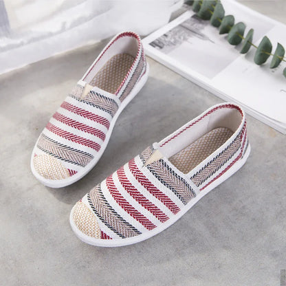 Women’s Summer Mesh Flat Shoes - Breathable Lightweight Slip-On Loafers & Casual Comfort Sneakers
