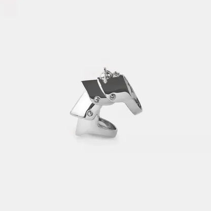 Anime Oosaki Nana Cosplay Metal Armor Ring – Rock Punk Style Movable Joint Jewelry for Unisex Gift