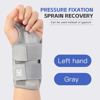 Wrist Brace for Carpal Tunnel — Hand Support with Splints for Arthritis, Tendonitis, Sprains, and Wrist Pain