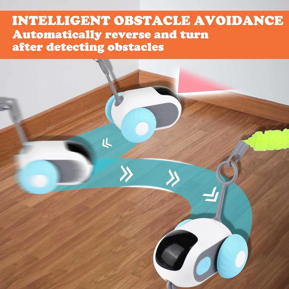 Smart Cat Toy Car – 2-Mode Automatic Remote-Controlled Interactive Toy for Cats & Dogs