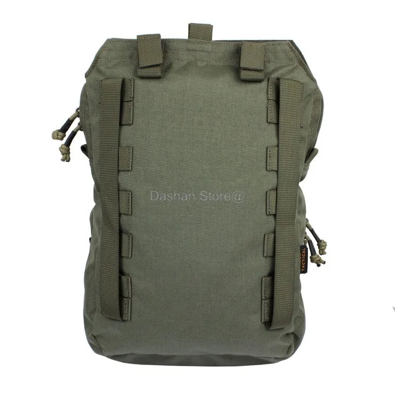 Tactical 3L Hydration Backpack - Nylon MOLLE Water Bladder Pack for Airsoft, Hunting, EDC, and JPC/SPC Tactical Vests