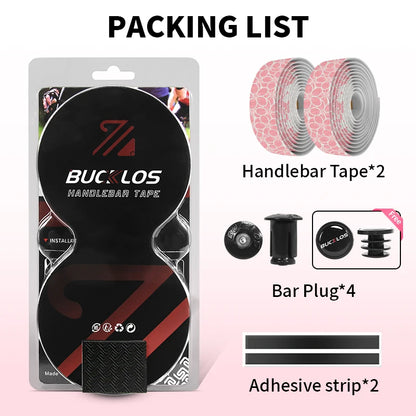 BUCKLOS Road Bike Handlebar Tape – Soft Non-Slip Drop Bar Strap for Gravel, Racing & Speed Bicycles
