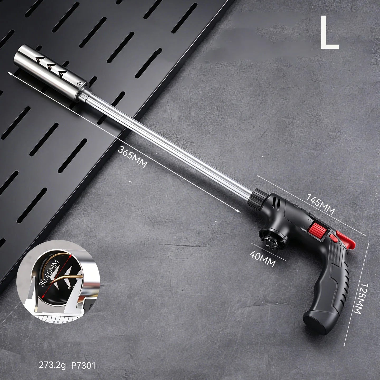 Long-Tube Butane Torch - Extended Gas Blow Torch for Camping, BBQ and Soldering