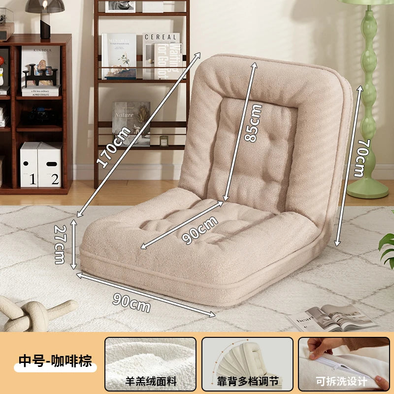 Human Kennel Lazy Sofa - Folding Recliner & Compact Sofa Bed for Bedroom