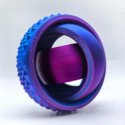 3D Printed O-Shaped Rotating Fingertip Gyroscope Toy – Anxiety Relief & Stress Decompression